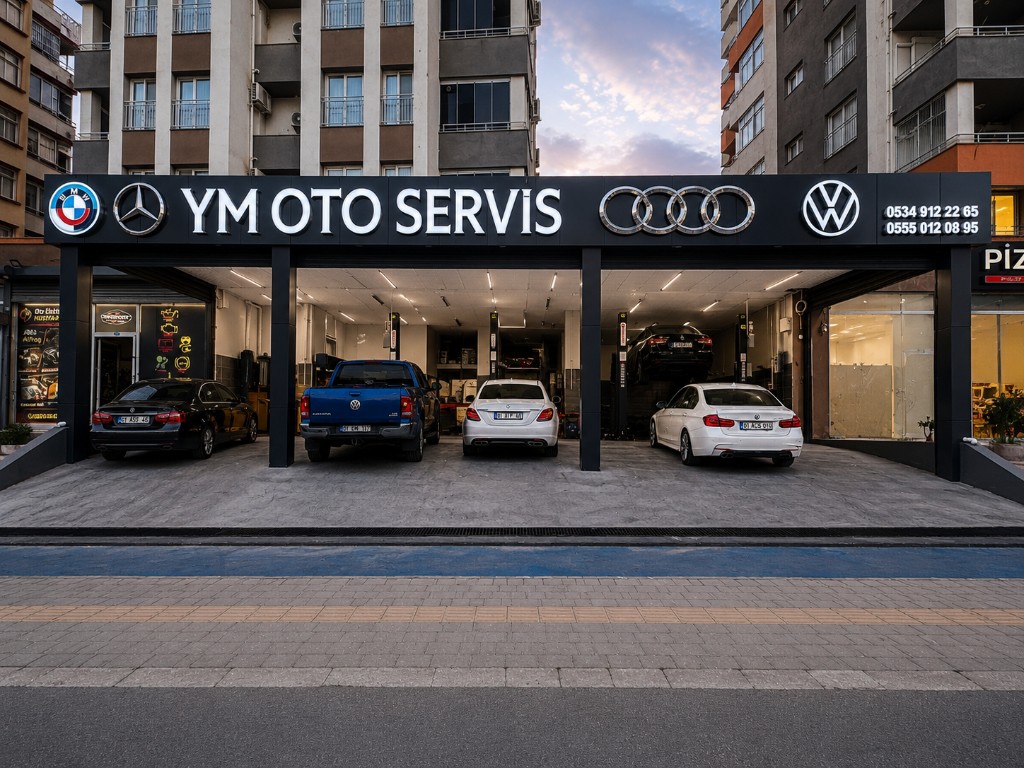 YM OTO SERVİS konum
